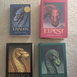 Dragon Series Paperback Book Set - Green, Red, Blue, Black Covers